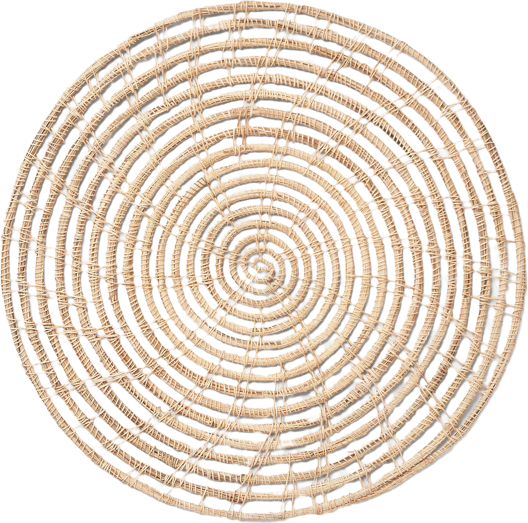 Tablett i palmfiber PAMMY, från Åhléns Home, i färgen Natur.