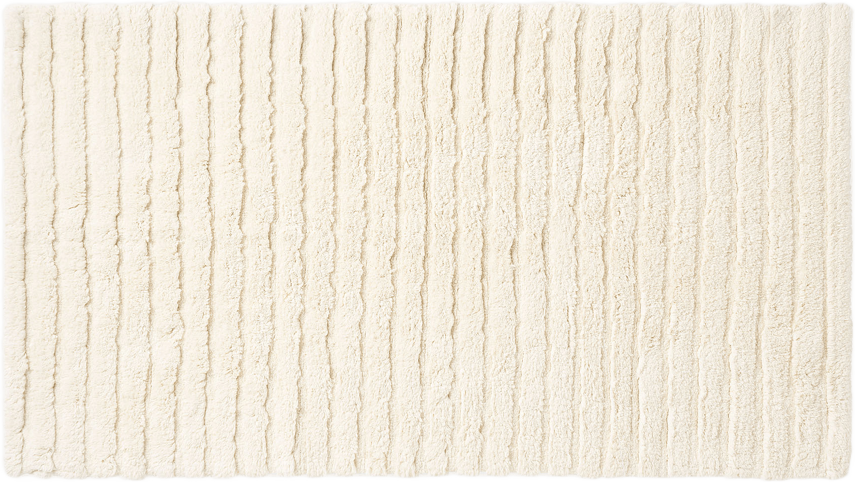 Badrumsmatta PENNY 70x120 cm, från Åhléns Home, i färgen Offwhite.