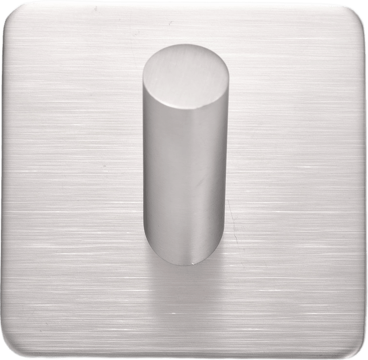 Självhäftande krok i metall, från Åhléns Home, i färgen Silver.