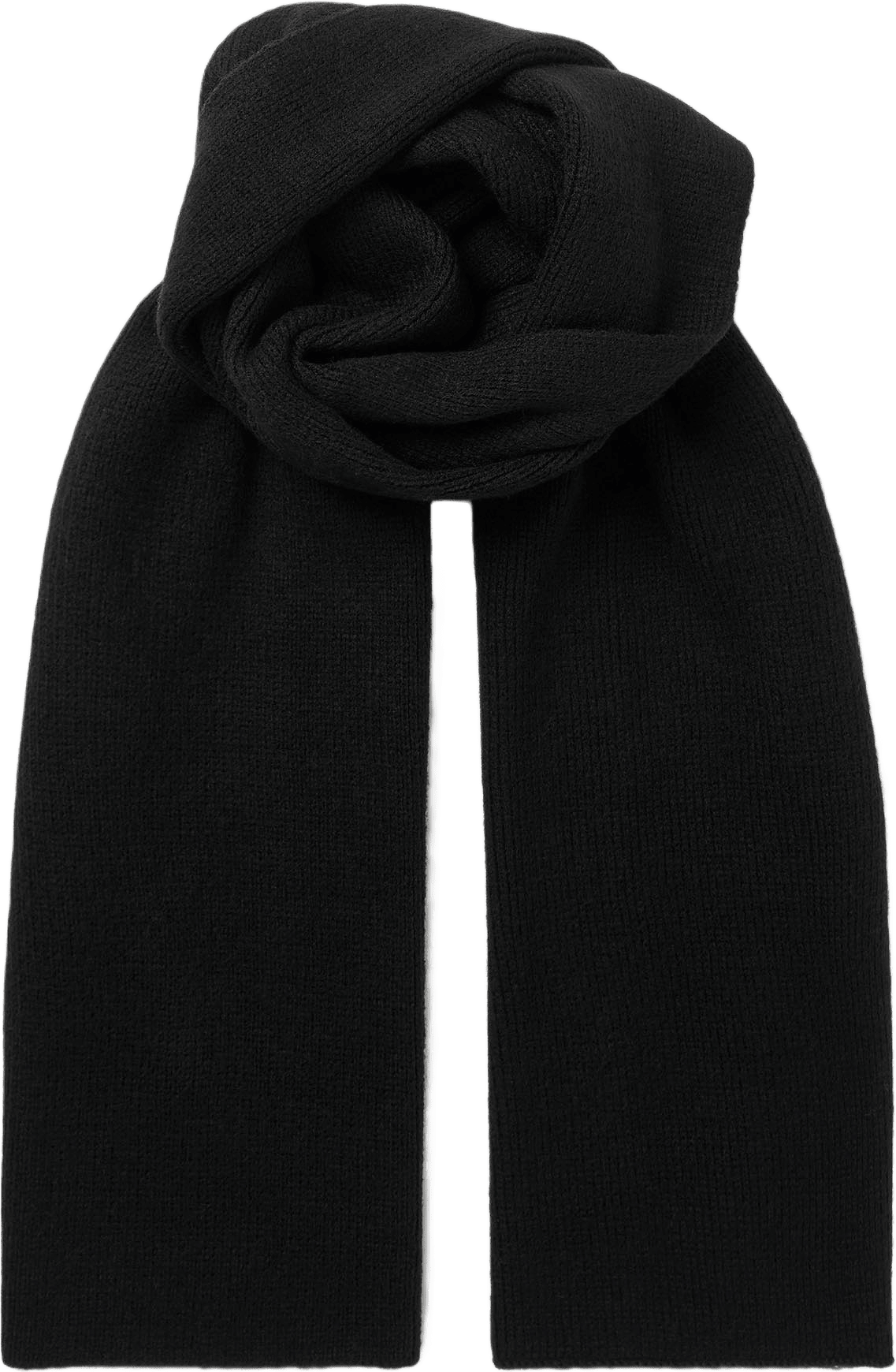 Stickad halsduk MARIE, från Å WOMAN, i färgen Black.