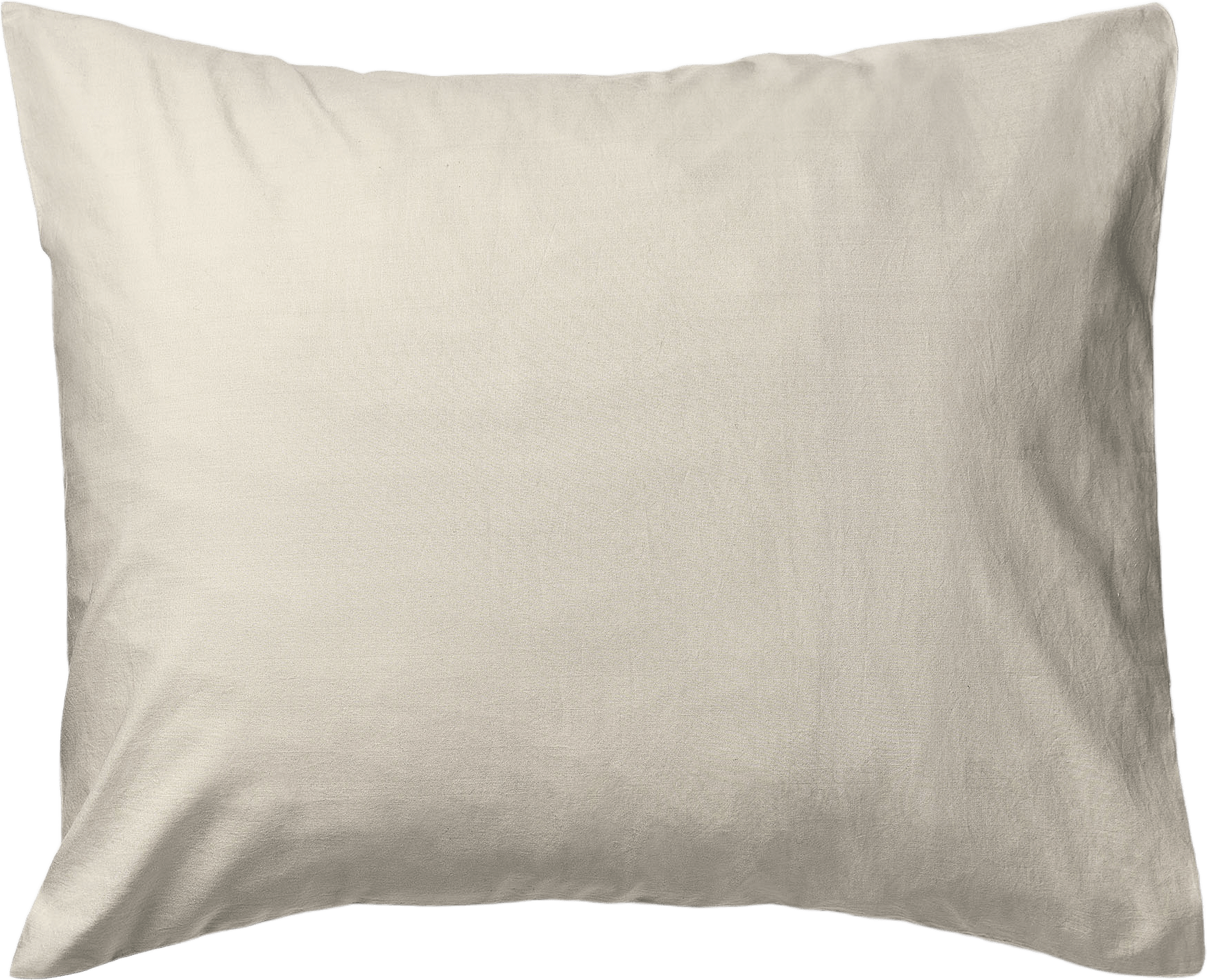 Enfärgat örngott MAY 50x60 cm, från Åhléns Home, i färgen Beige.