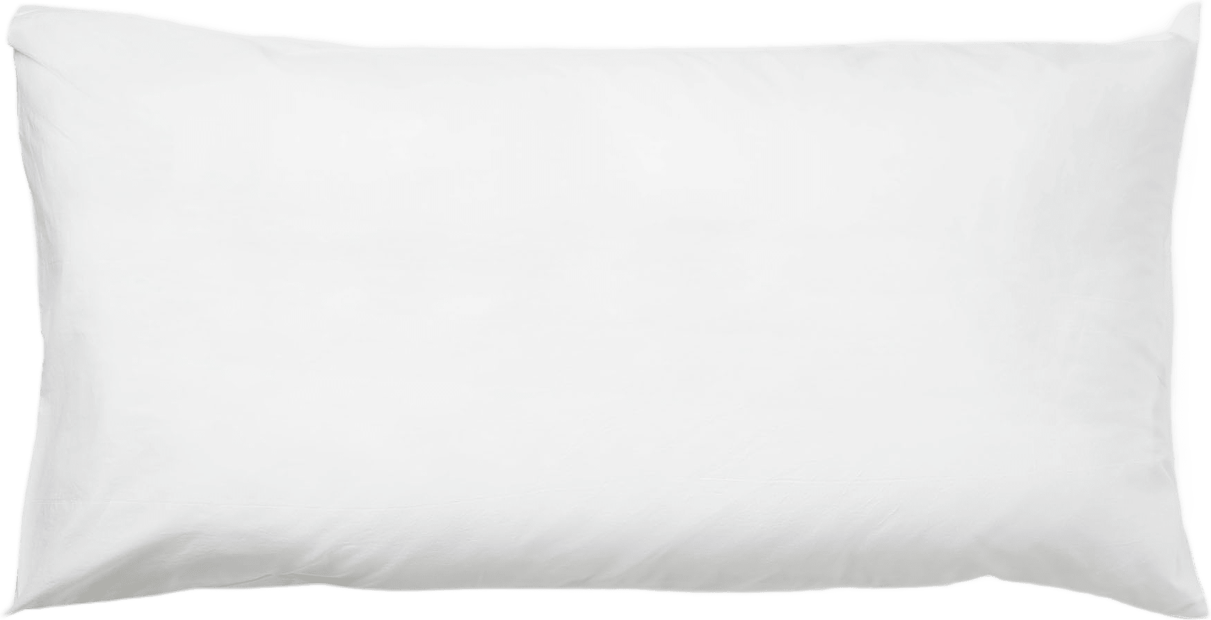 Enfärgat örngott MAY 50x90 cm, från Åhléns Home, i färgen Bright White.