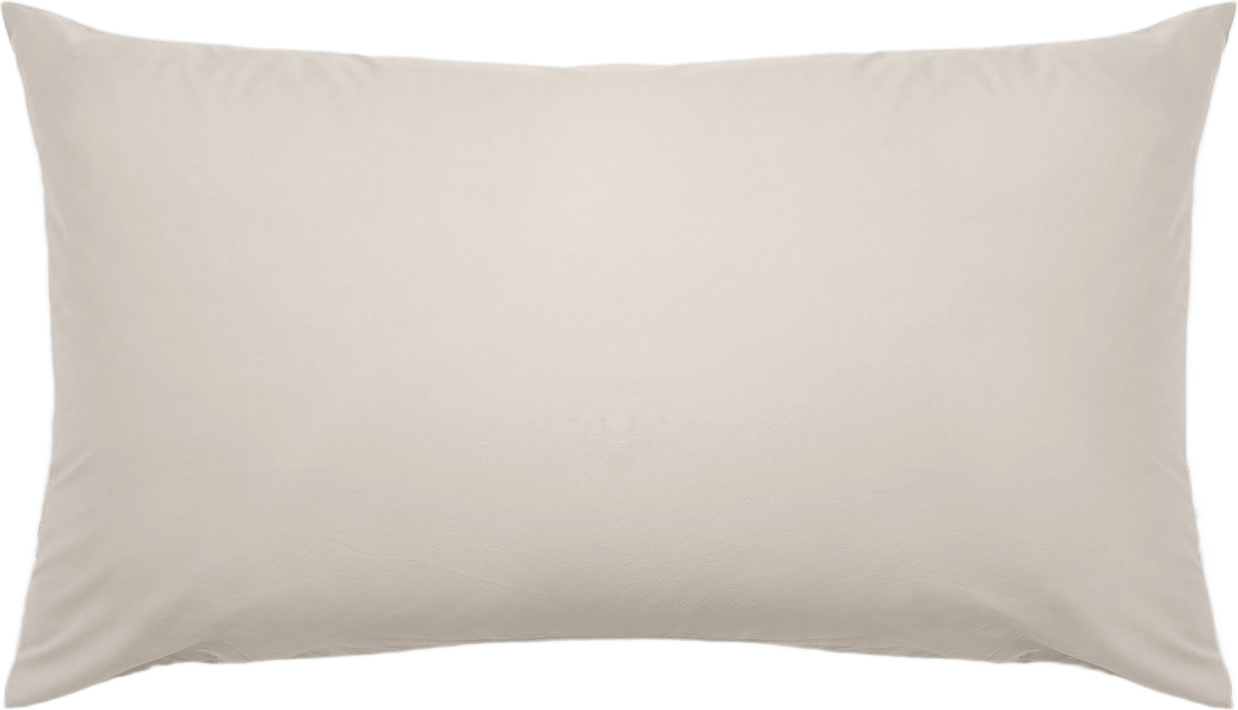 Enfärgat örngott MAY 50x90 cm, från Åhléns Home, i färgen Beige.