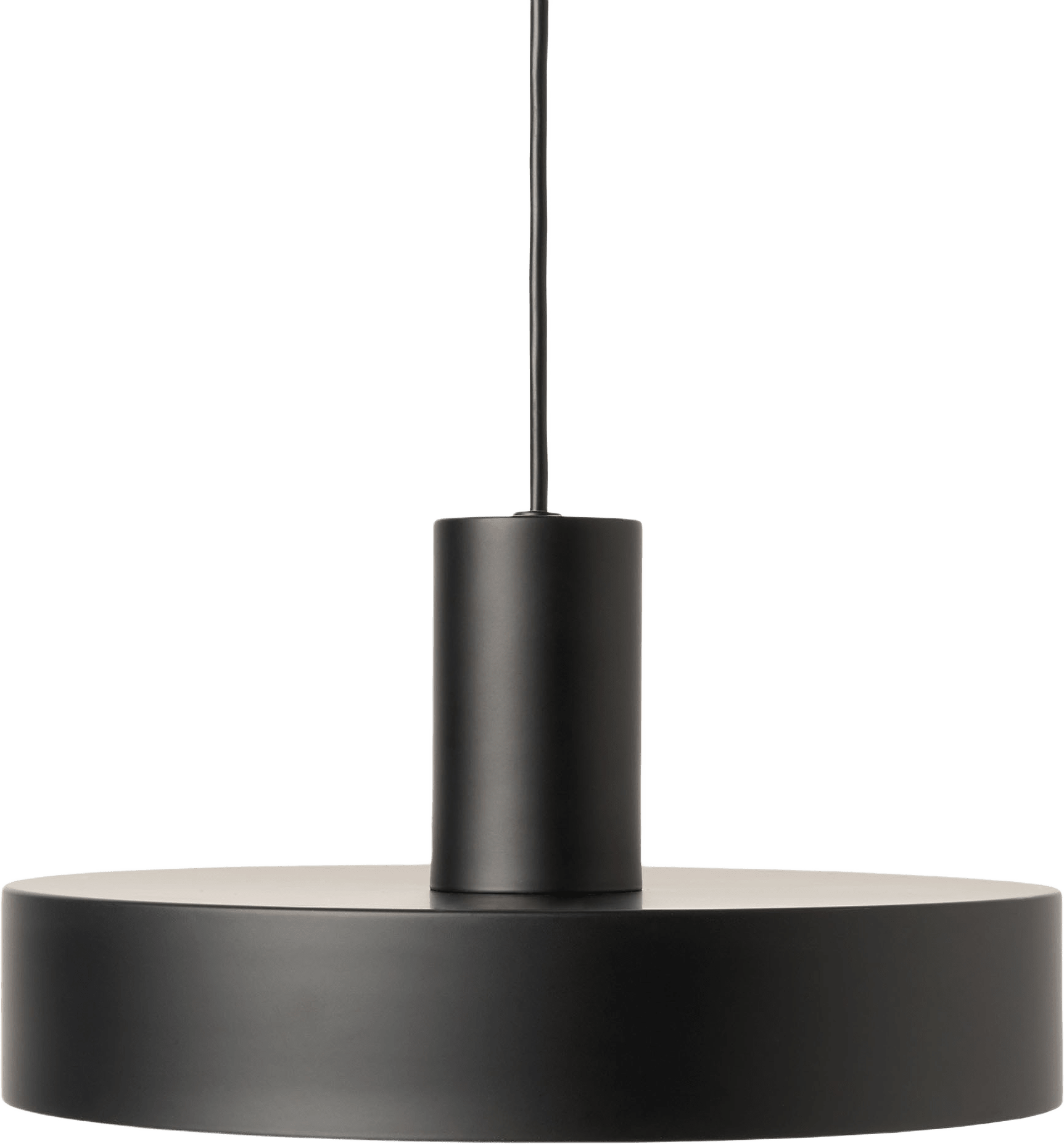 Cylinderformad taklampa THEA, från Åhléns Home, i färgen Black.