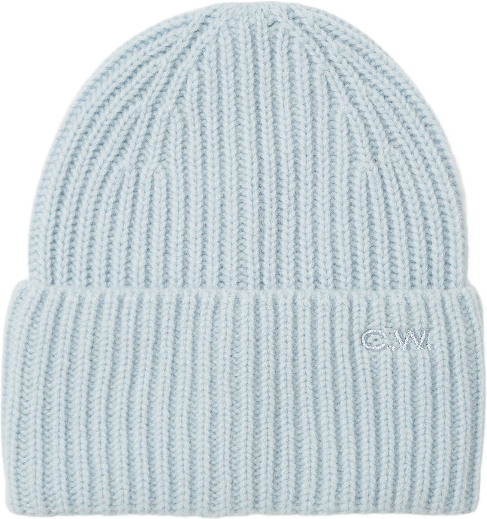 Ribbstickad mössa ELLE, från Carin Wester, i färgen Lt Blue.