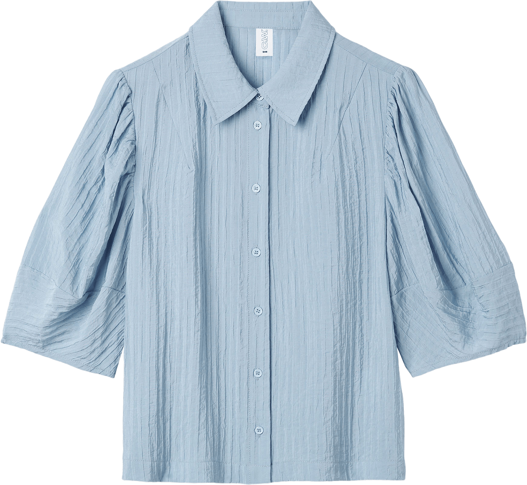 Blus med puffärm MARISSA, från Carin Wester, i färgen Blue.