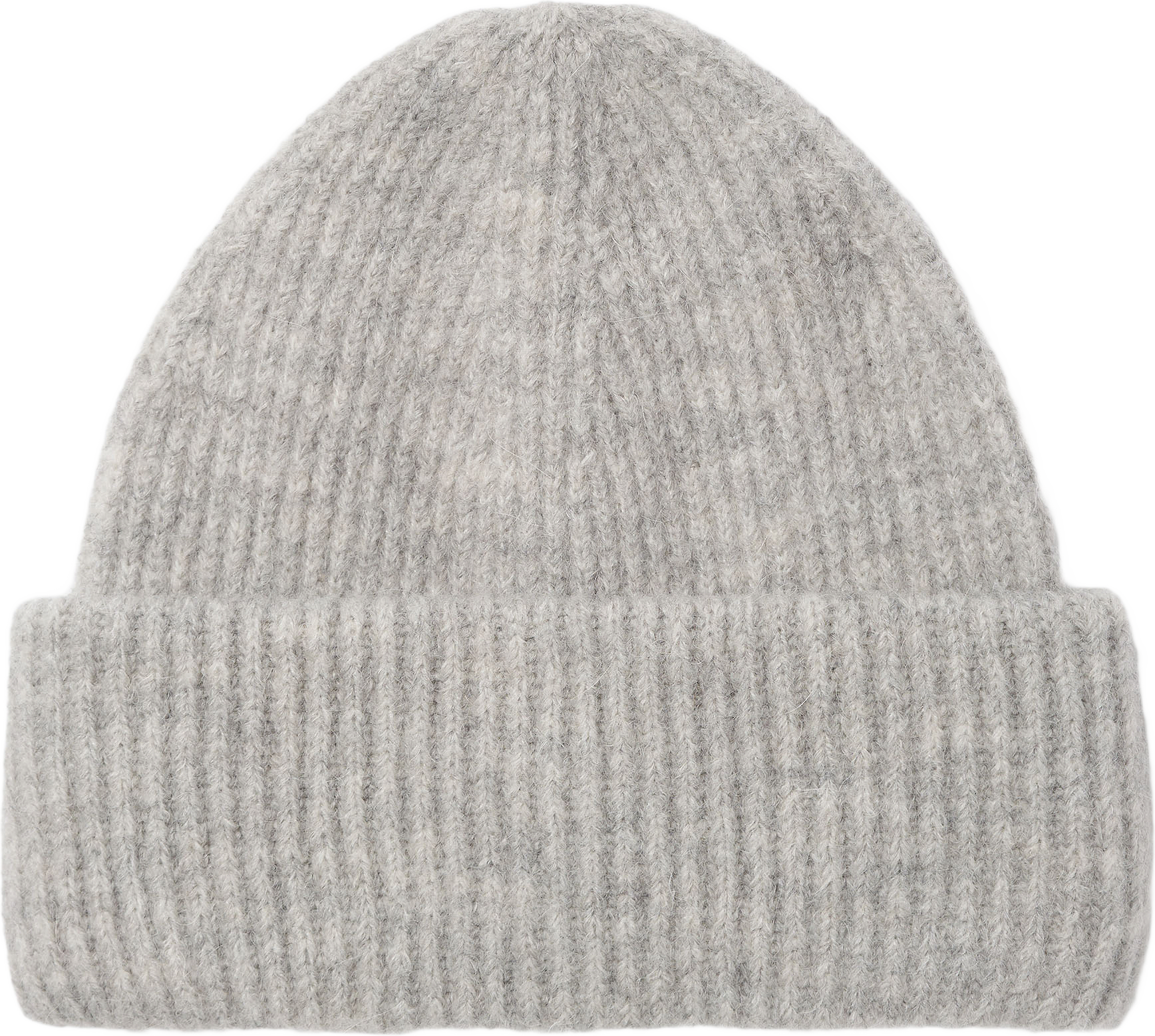 Tjockt stickad mössa JUNI, från Å WOMAN, i färgen Grey Melange.