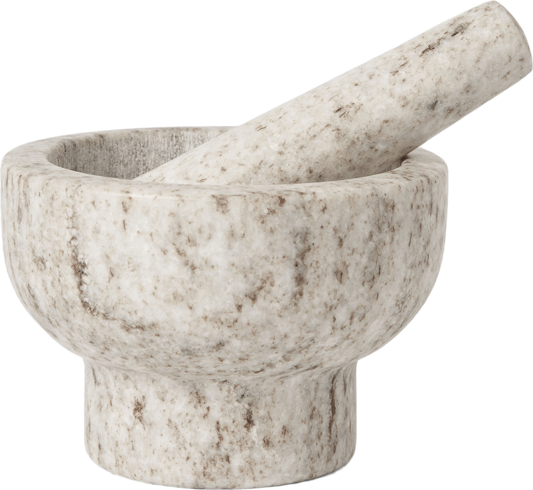 Mortel i marmor AMY, från Åhléns Home, i färgen Beige.