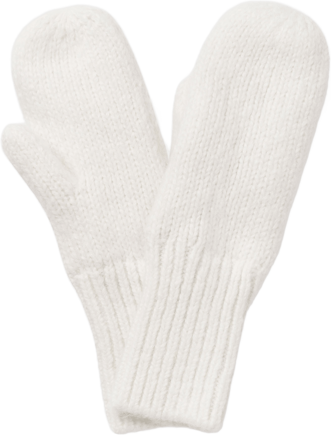 Stickade tumvantar i mohairmix KATE