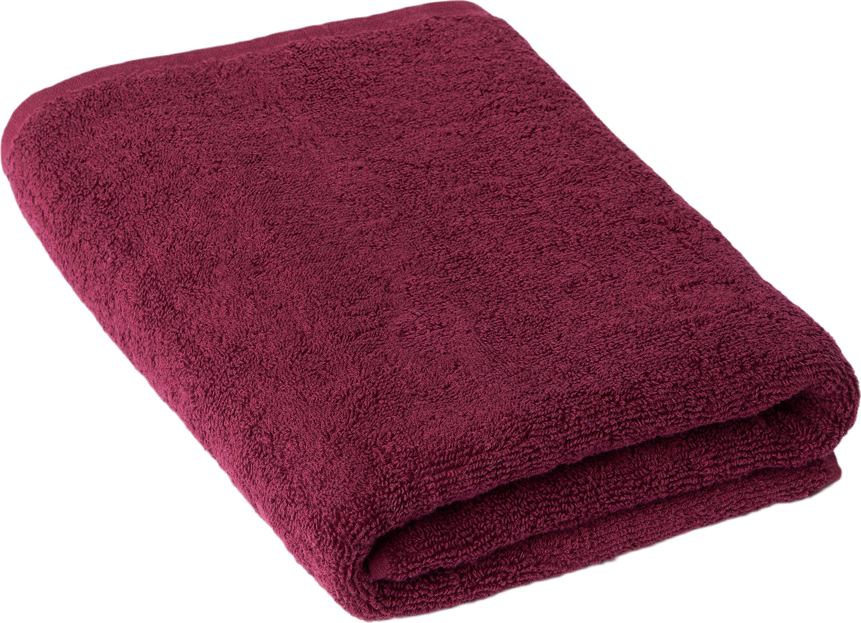 Handduk STELLA 70x140 cm, från Åhléns Home, i färgen Burgundy.