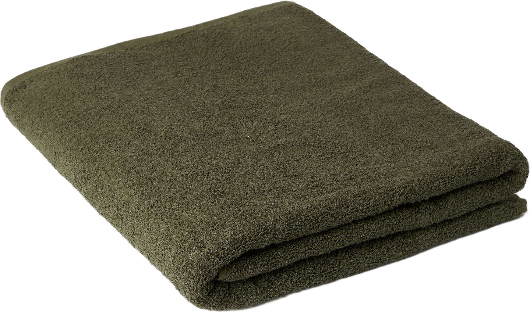 Handduk STELLA 100x150 cm, från Åhléns Home, i färgen Dark Green.