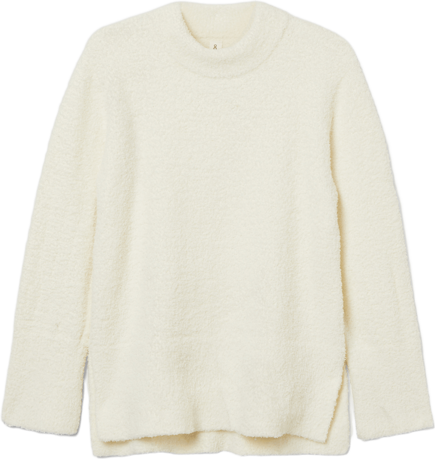 Stickad tröja CHARLIE, från Å WOMAN, i färgen Offwhite.