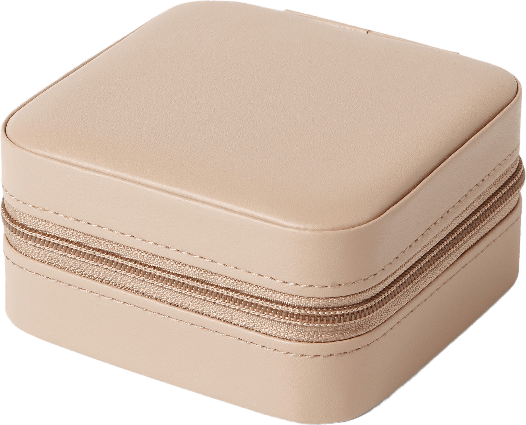 Smyckeskrin med dragkedja JULIETTE, från Åhléns Home, i färgen Beige.