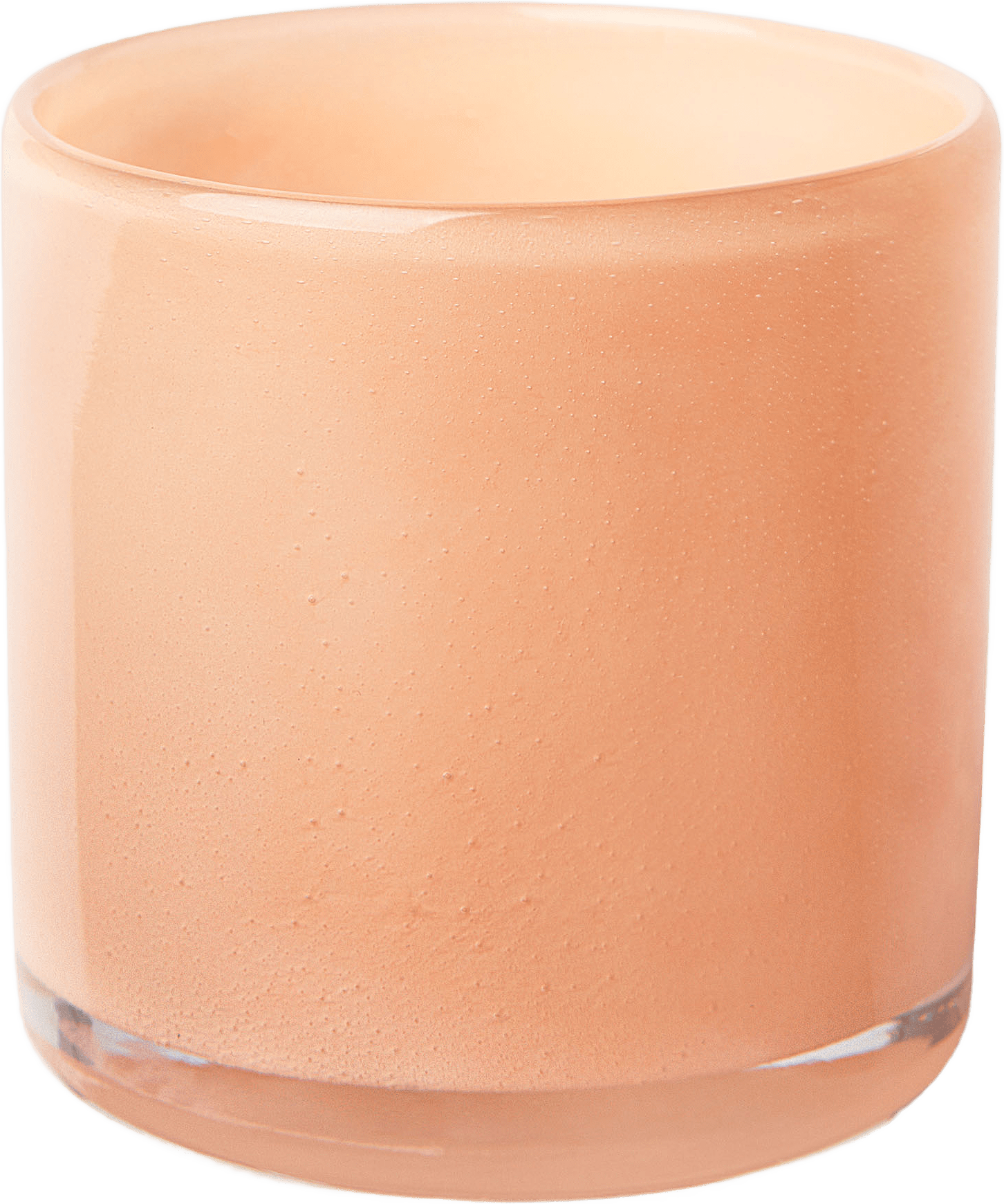 Ljuslykta LUMA 8 cm, från Åhléns Home, i färgen Peach.