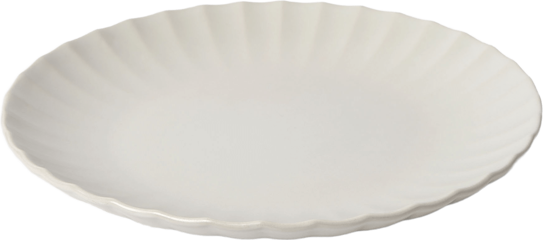 Tallrik i stengods SHELLY 25 cm