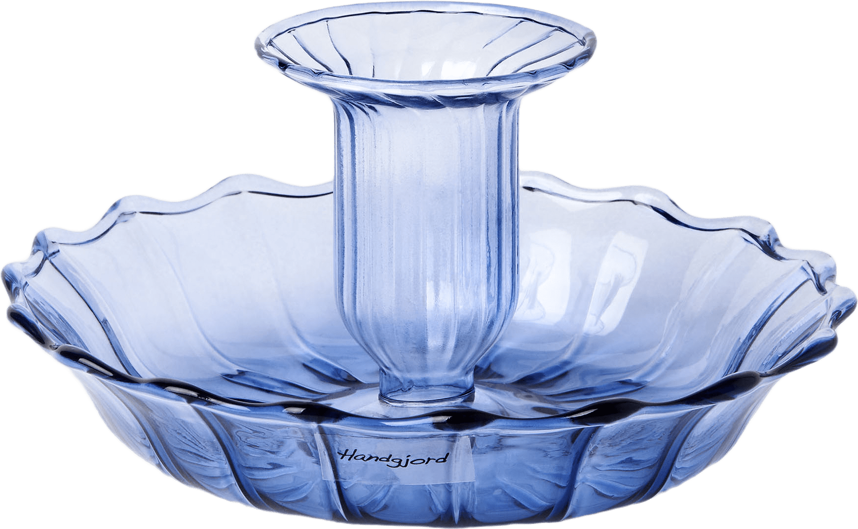 Ljusstake i glas CECIL 5,5 cm, från Åhléns Home, i färgen Blue.