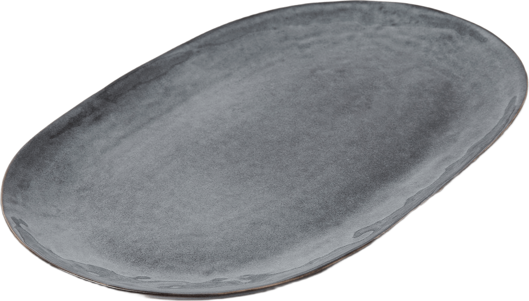 Serveringsfat REACTIVE 41x25 cm, från Åhléns Home, i färgen Mid Grey.