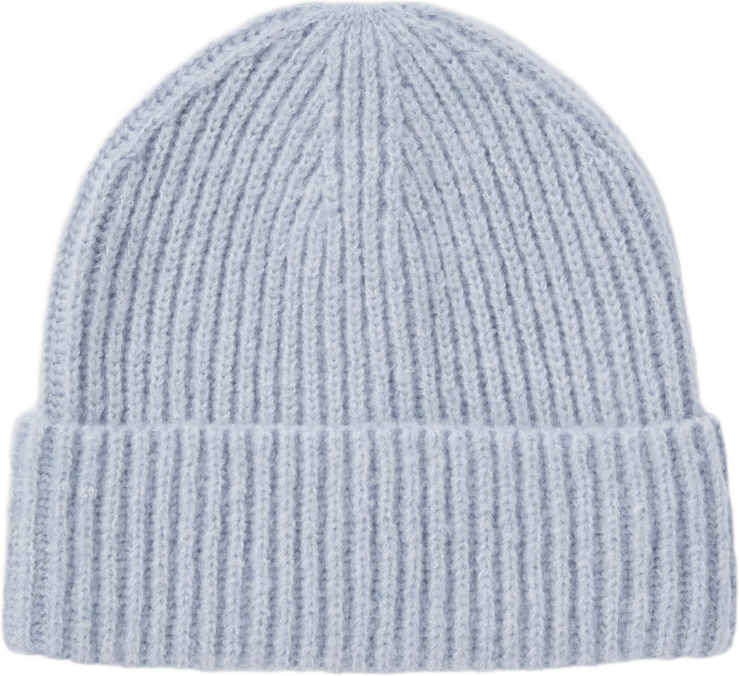 Ribbstickad mössa FIONA, från Å WOMAN, i färgen Lt Blue.