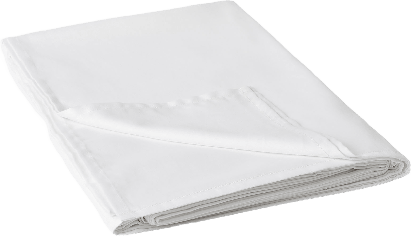 Lakan SATIN 180x260 cm, från Åhléns Home, i färgen White.