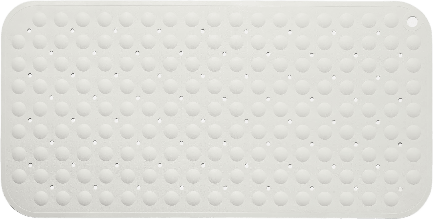 Badkarsmatta 40x80 cm, från Åhléns Home, i färgen Offwhite.