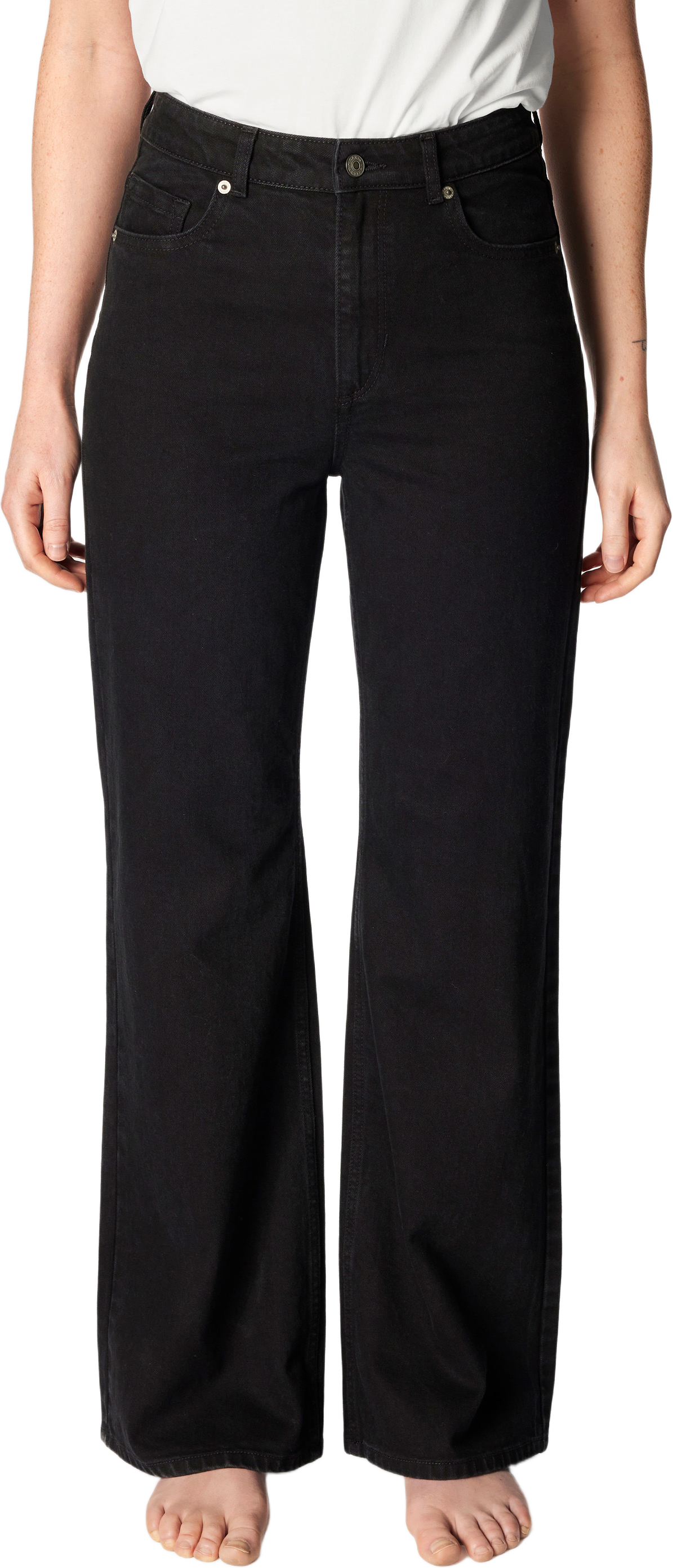 Raka jeans med hög midja CINDY