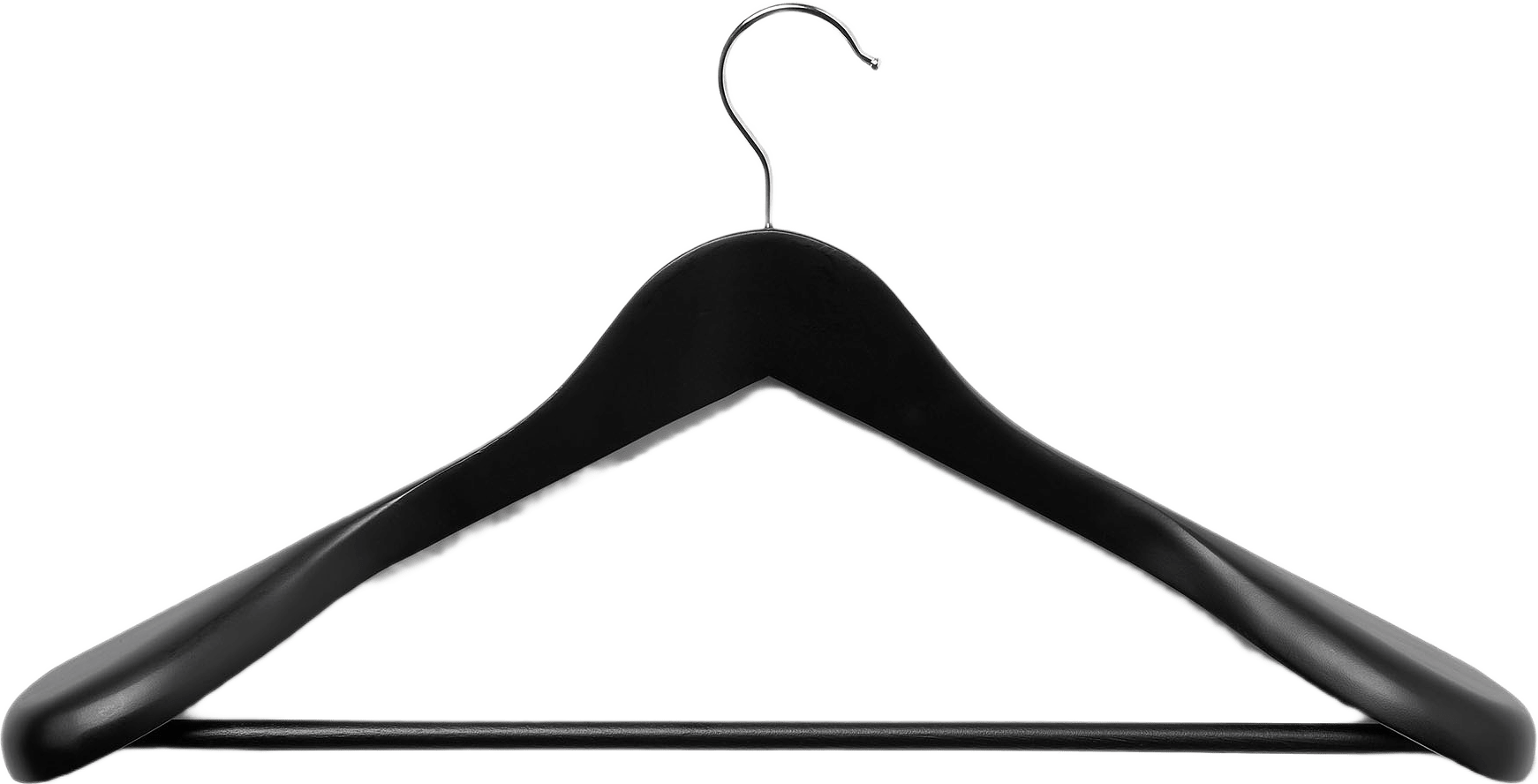 Trägalge för kavaj och jacka, från Åhléns Home, i färgen Black.