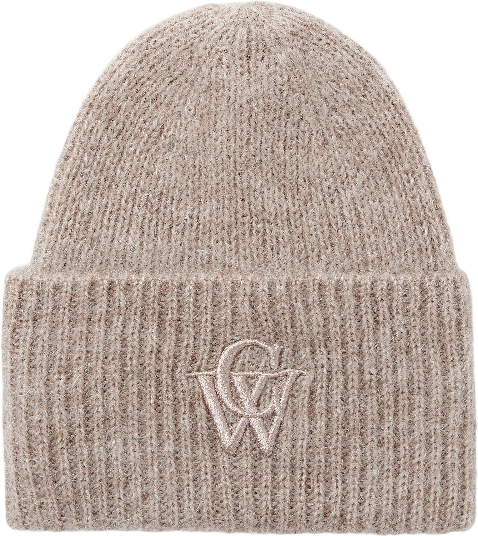 Mössa i mohairmix FLEUR, från Carin Wester, i färgen Beige Melange.