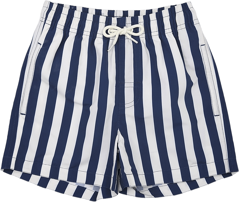 Badshorts WALTER, från RIKIKI, i färgen Navy Stripe.