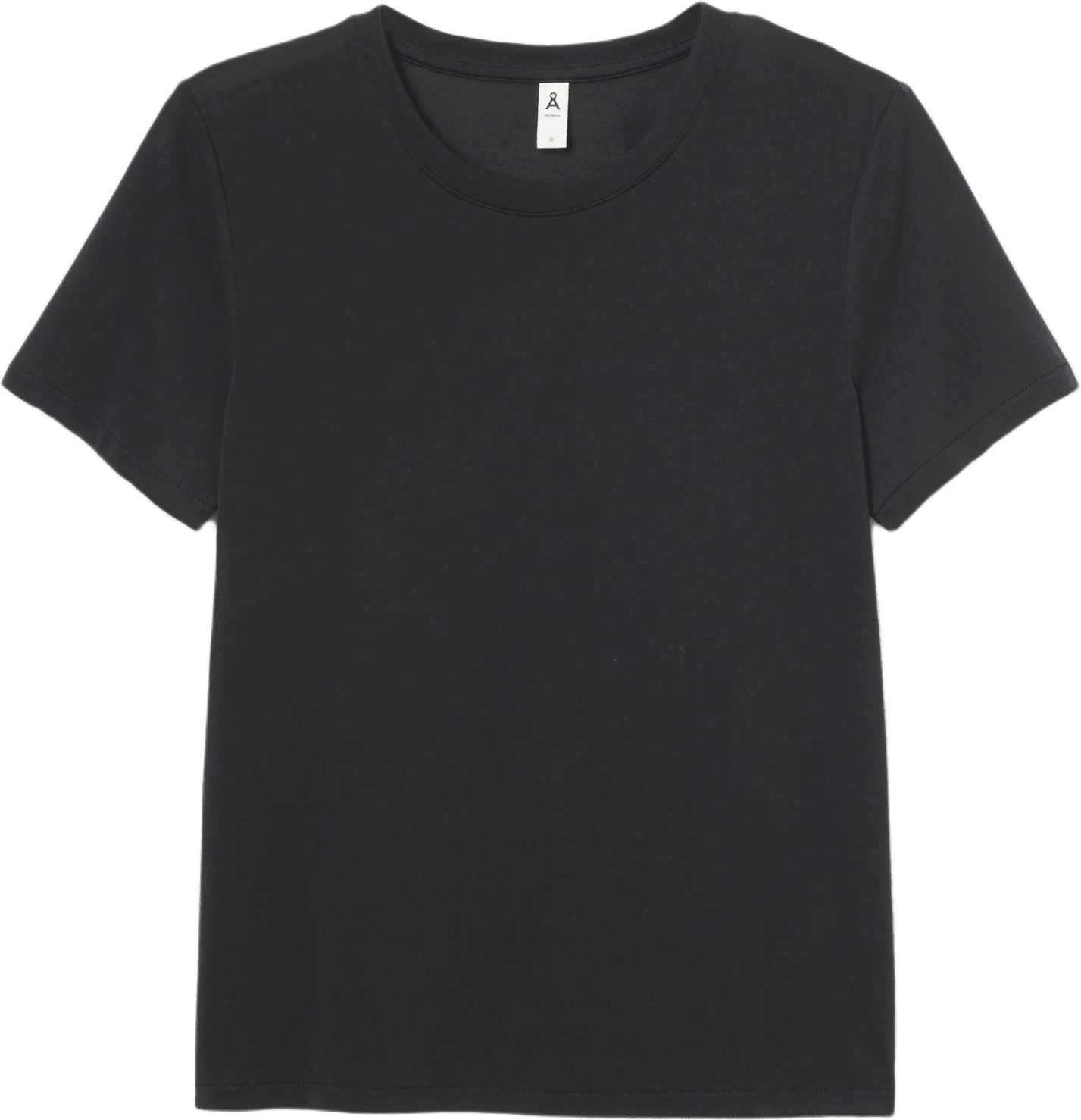 T-shirt i modalmix MAJA, från Å WOMAN, i färgen Black.