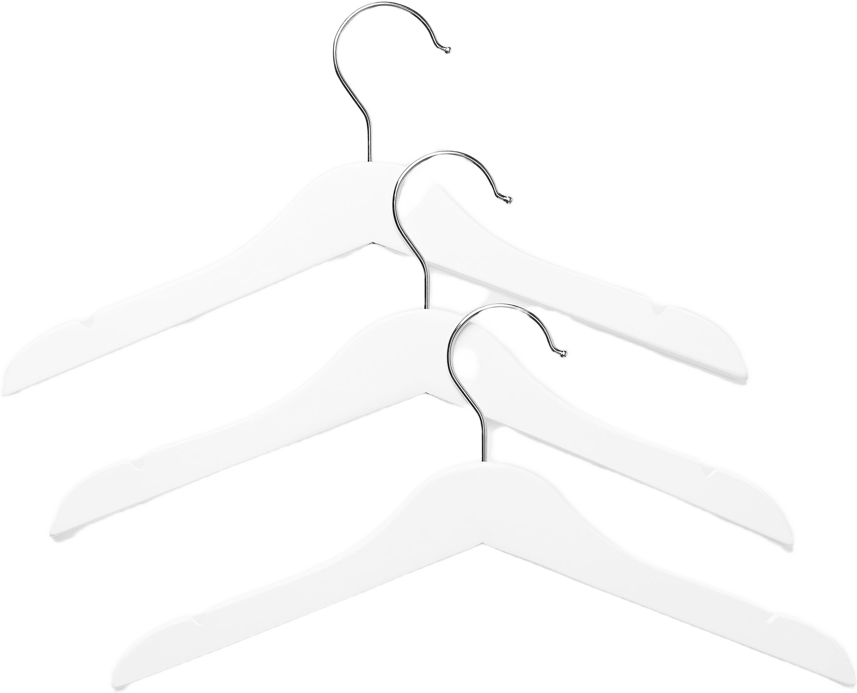 Barngalge i trä, 3-pack, från Åhléns Home, i färgen White.