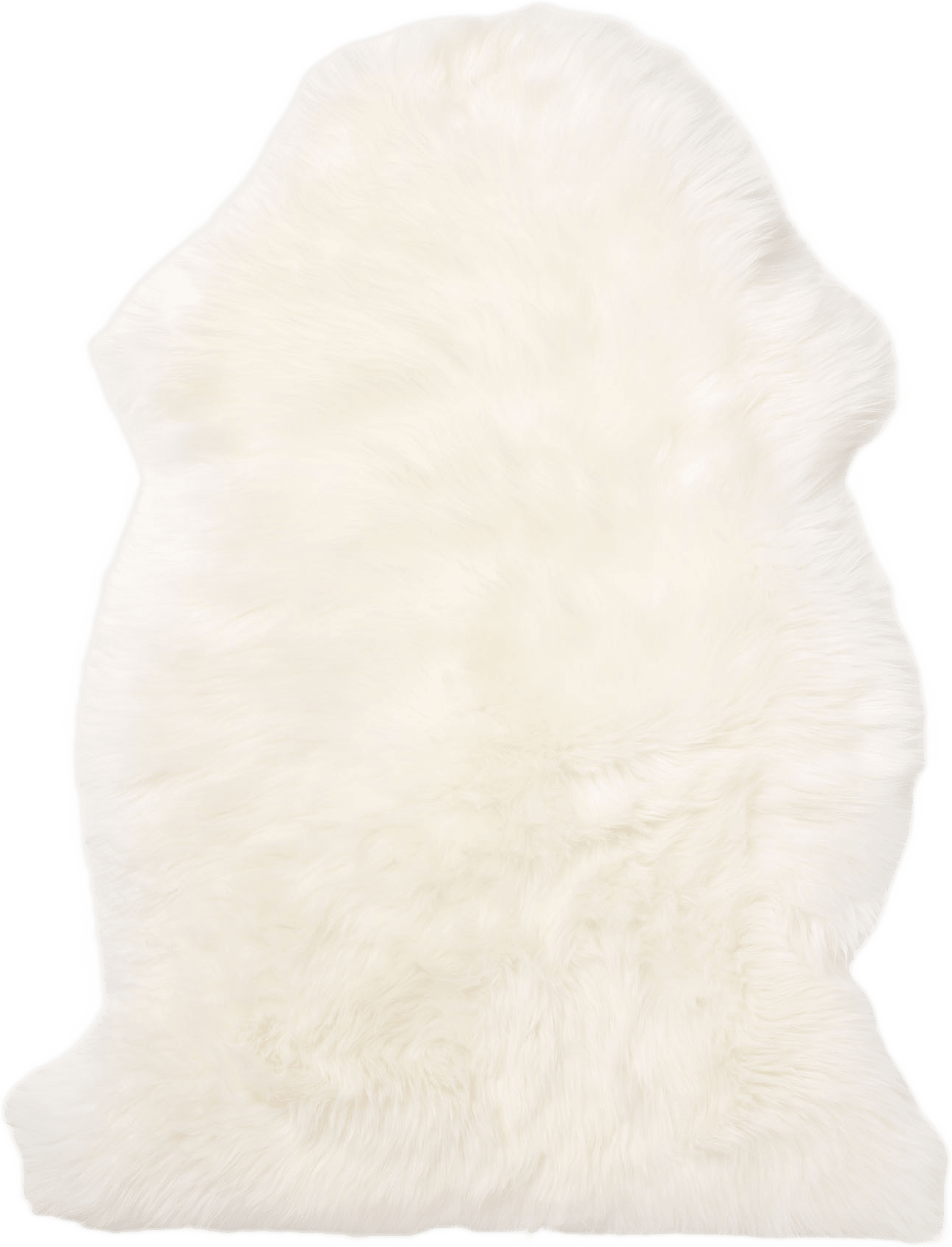 Fårskinn med rak päls 50x80 cm, från Åhléns Home, i färgen White.