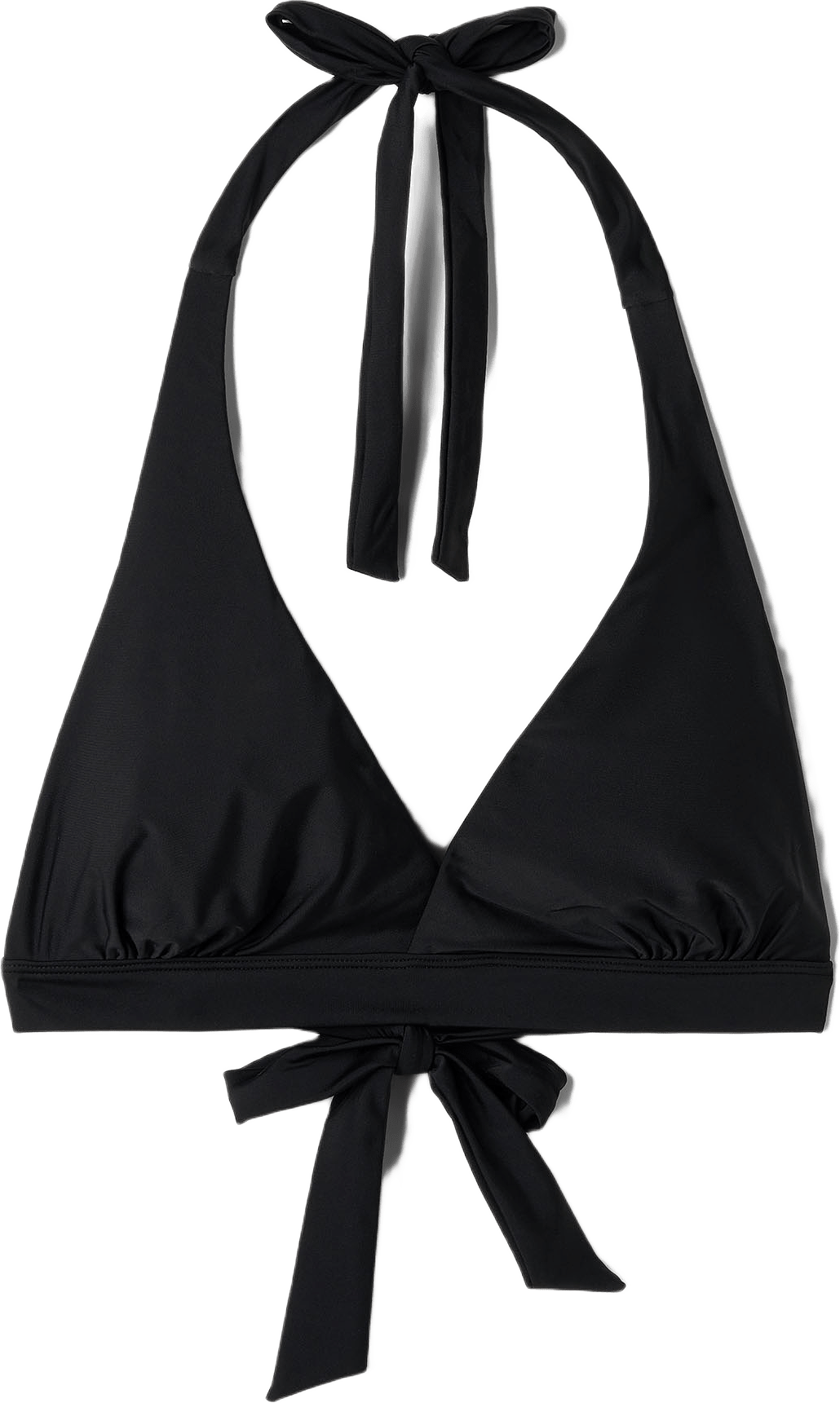 Bikinitopp halterneck LISA, från Å WOMAN, i färgen Black.