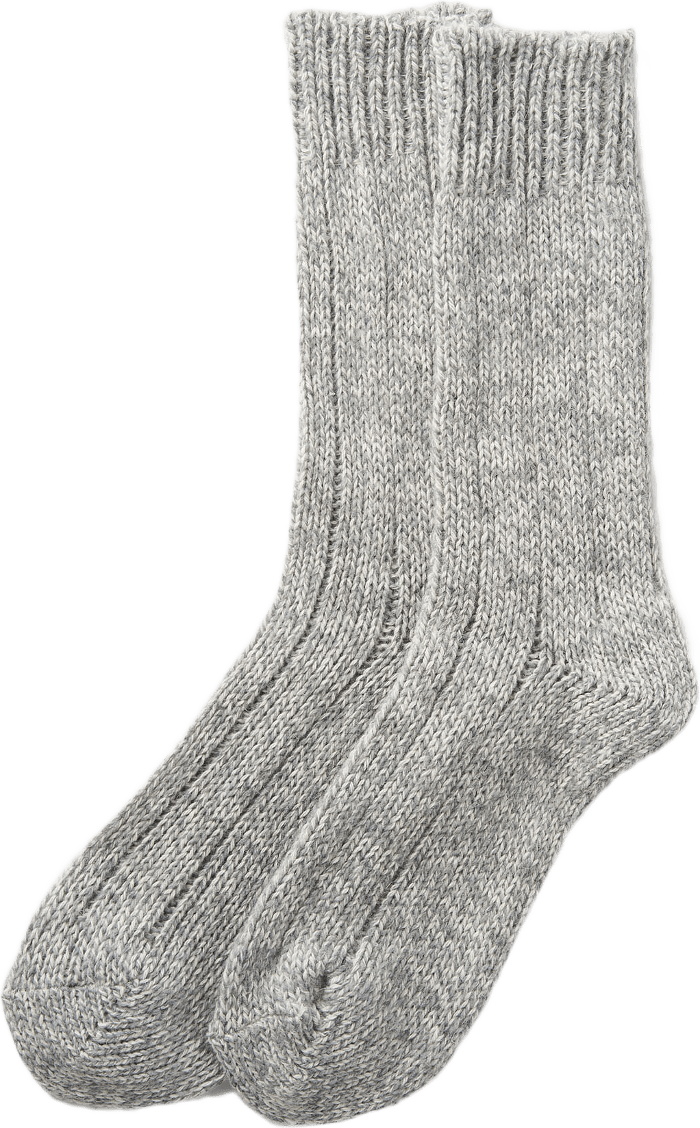Raggsockor i ullmix, från Å WOMAN, i färgen Grey Melage.