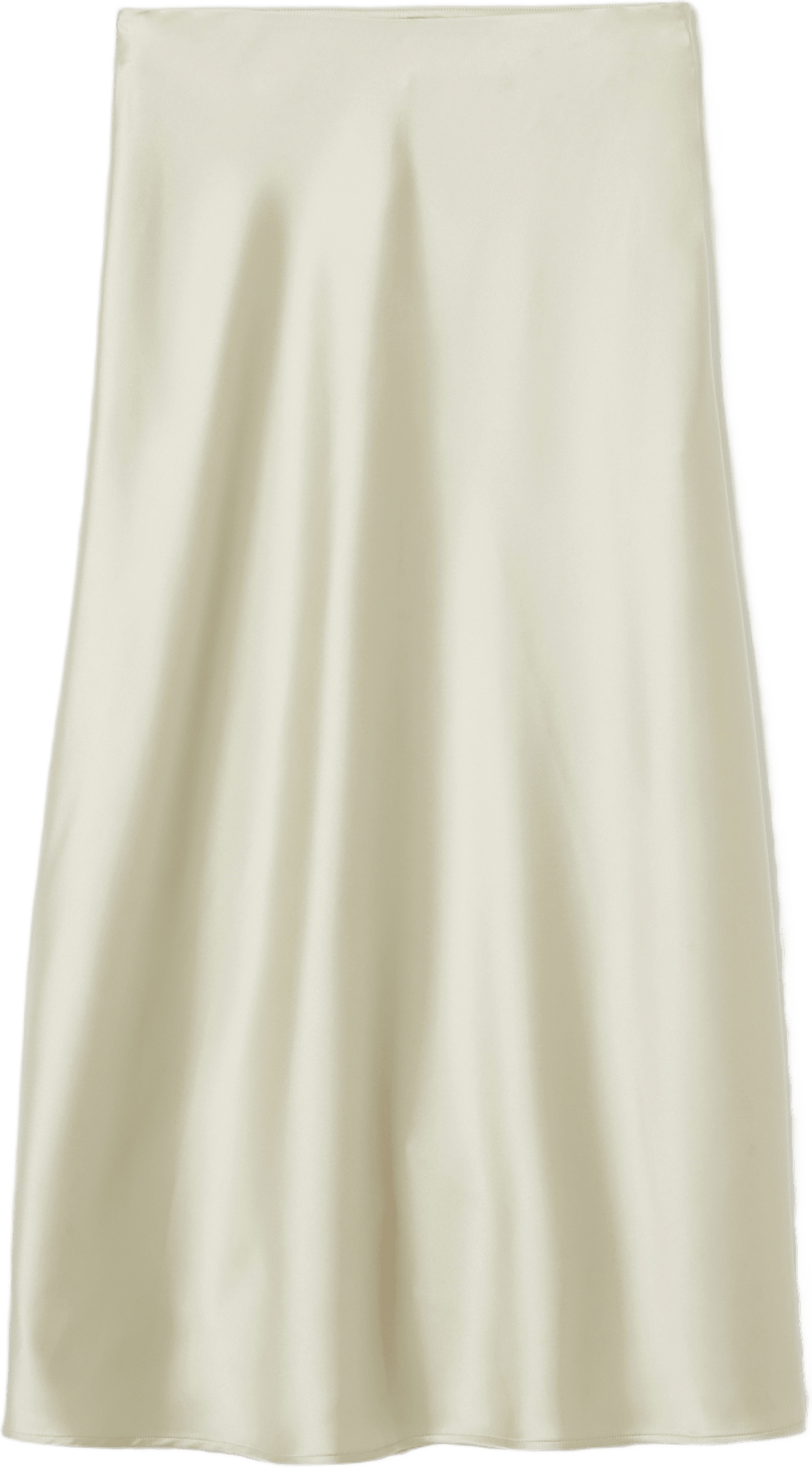 Midikjol FELICIA, från Wera, i färgen Stone.