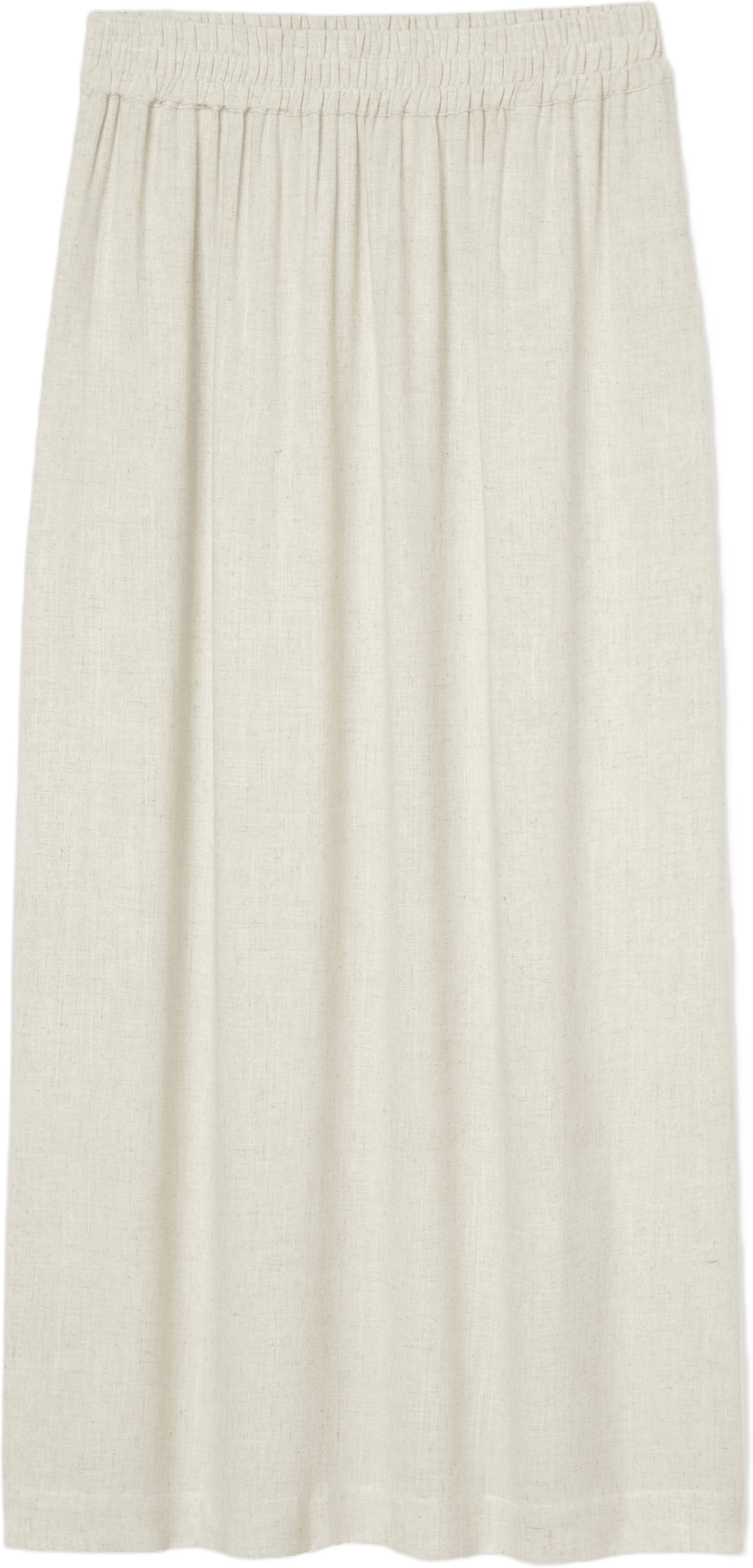 Kjol i linnemix JOHANNA, från Wera, i färgen Natural.