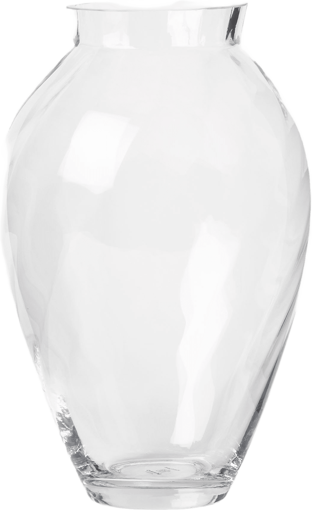 Glasvas MANO 28 cm, från MANO ATELIER, i färgen Transparant.