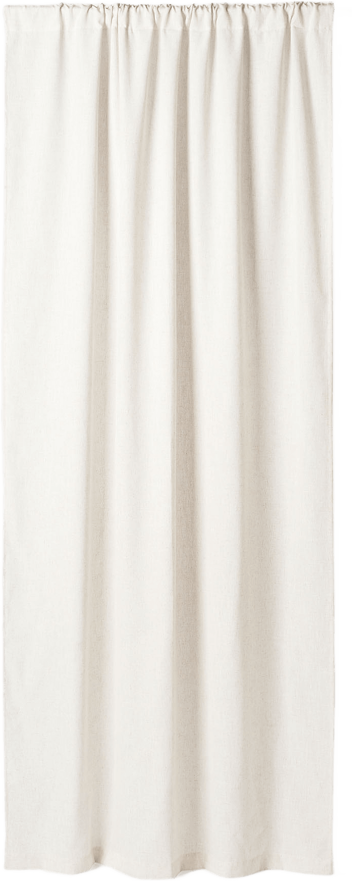 Gardin i linnemix LOUISE 140x300 cm, från Åhléns Home, i färgen Offwhite.