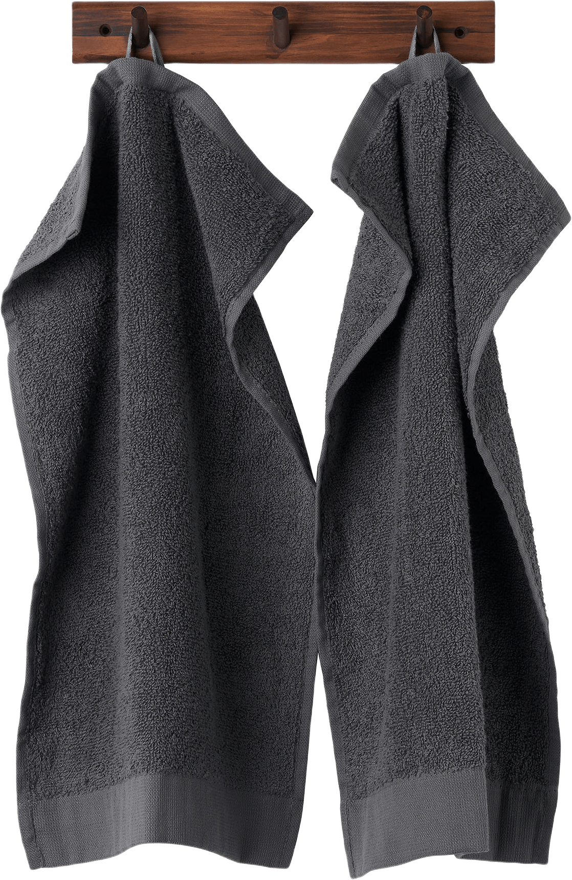 Handduk GÄSTIS 30x50 cm, 2-pack, från Åhléns Home, i färgen Grey.