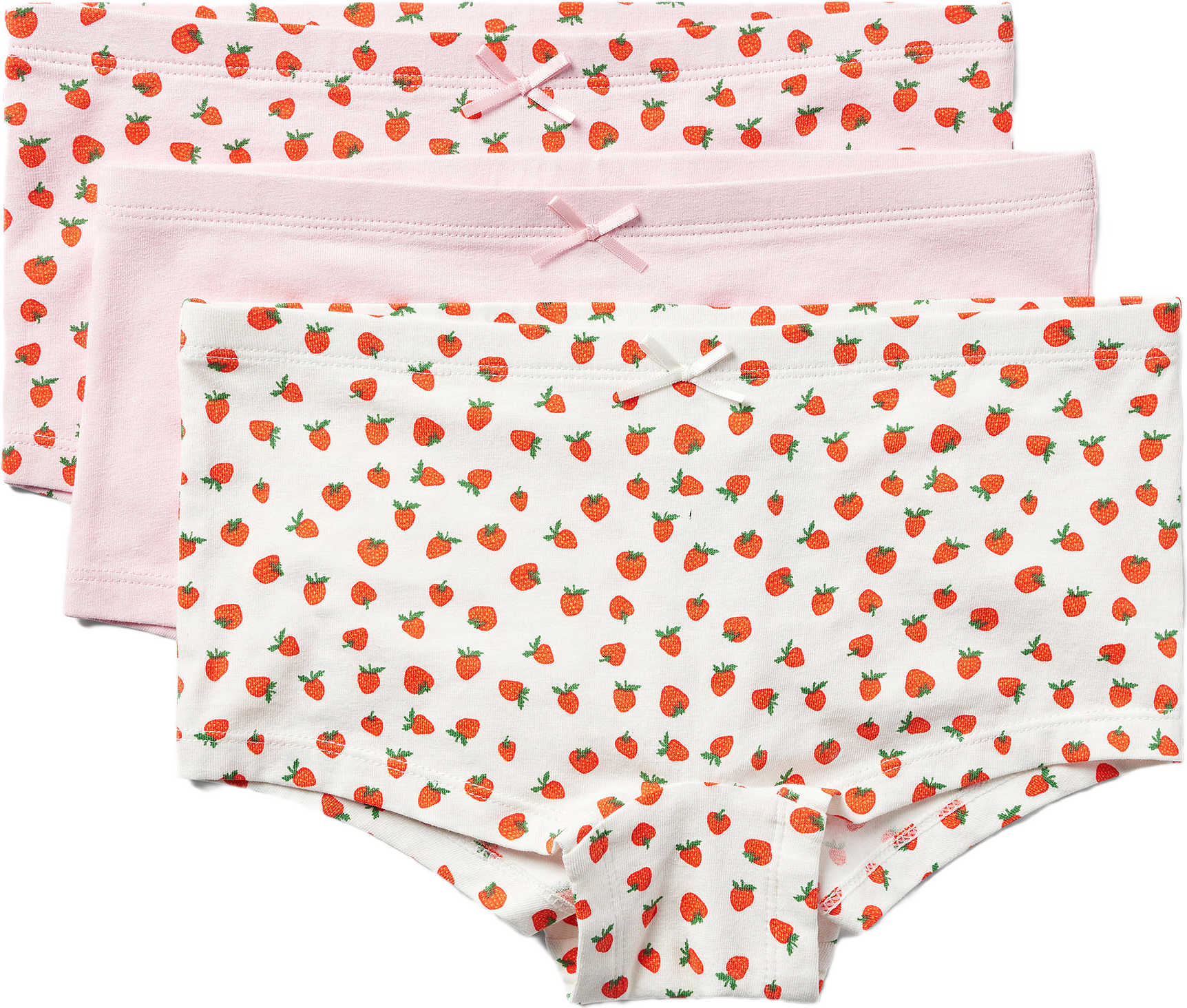 Boxertrosor med tryck TAMARA, 3-pack, från Åhléns, i färgen Strawberry Pink.