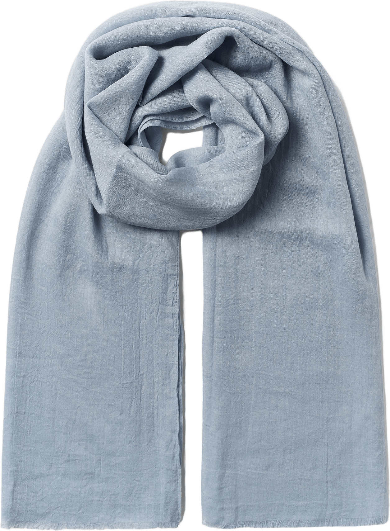 Scarf i viskosmix LOLLY, från Å WOMAN, i färgen Light Blue.