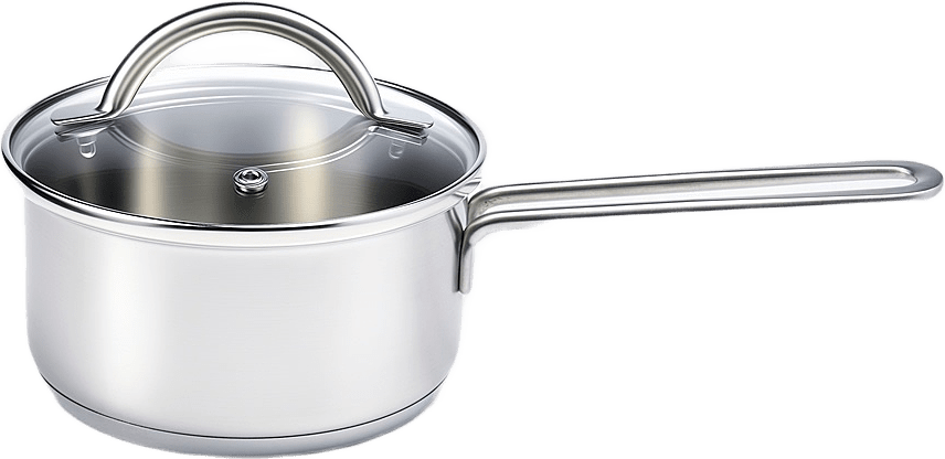 Kastrull med lock BISTRO 1 L, från Åhléns Home, i färgen Silver.