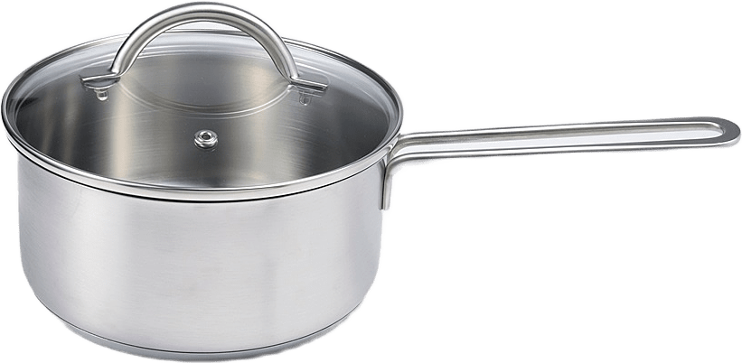 Kastrull med lock BISTRO 2 L, från Åhléns Home, i färgen Silver.