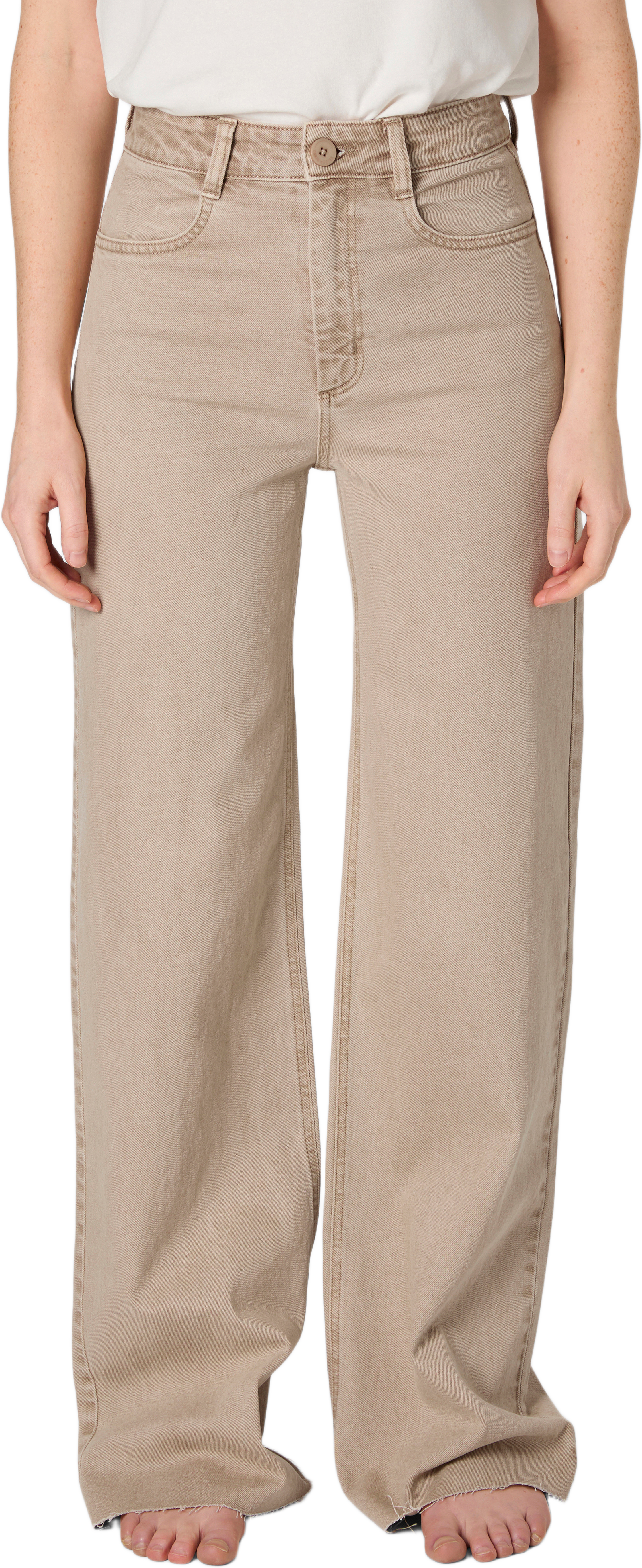 Vida byxor med hög midja IKA, från Carin Wester, i färgen Beige.