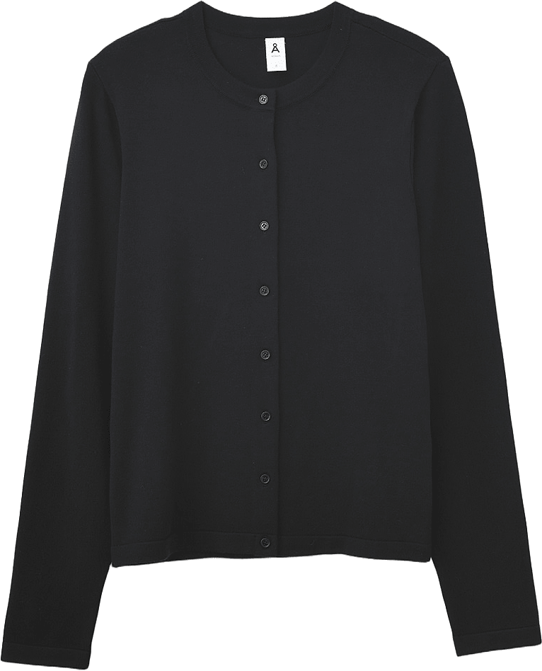 Cardigan INGRID, från Å WOMAN, i färgen Black.