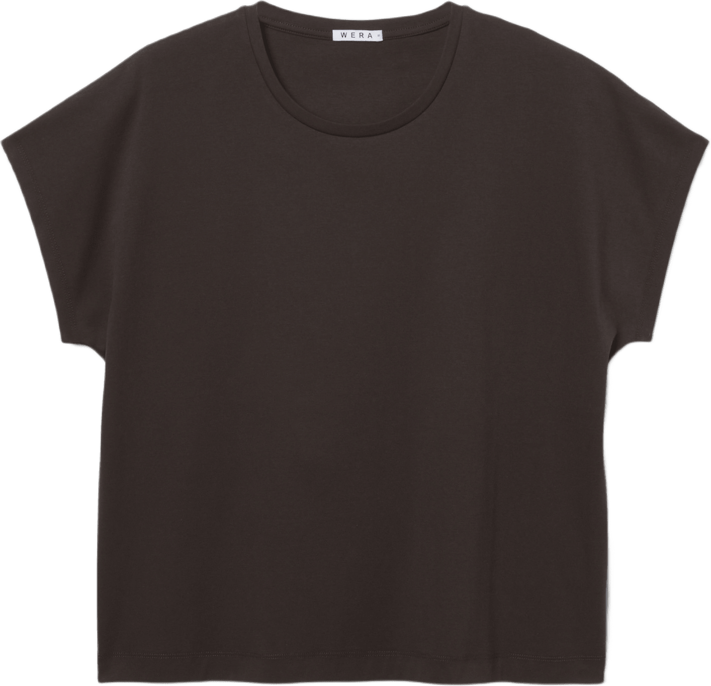 T-shirt med holkärm SORRENTO, från Wera, i färgen Brown.