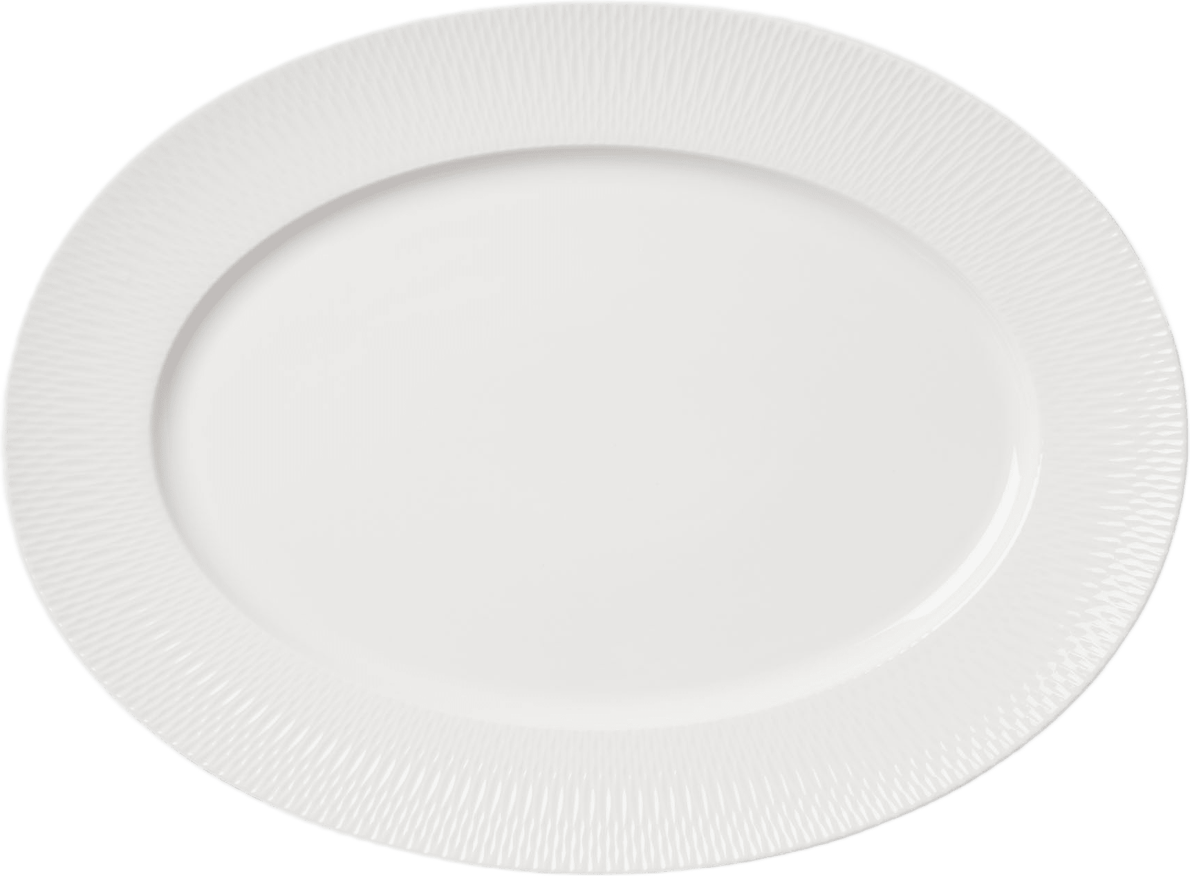 Ovalt fat CELINE 41 cm, från Åhléns Home, i färgen White.