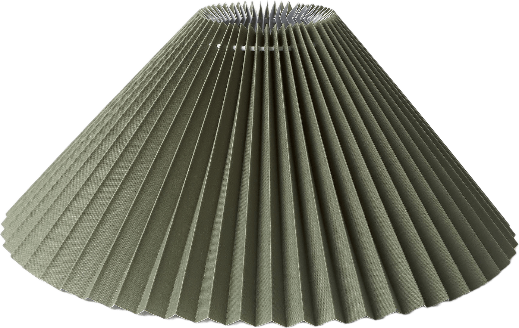 Plisserad lampskärm 35 cm, från Åhléns Home, i färgen Green.