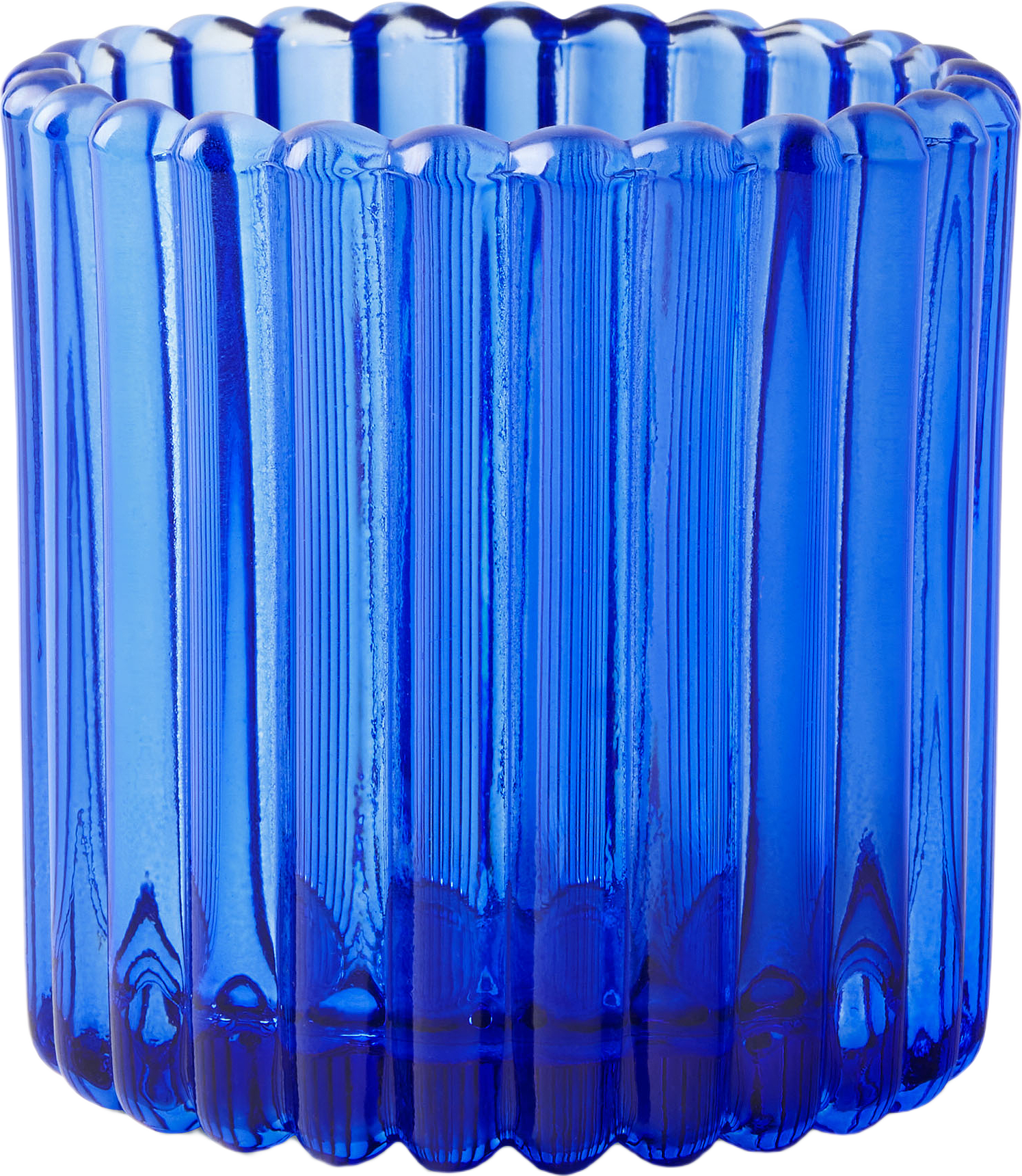 Ljuslykta MAJA 7,5 cm, från Åhléns Home, i färgen Blue.