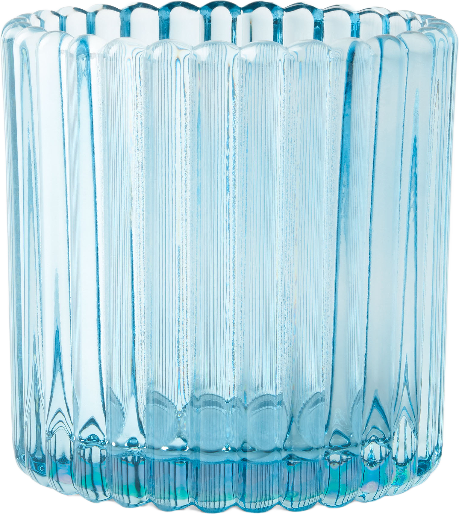 Ljuslykta MAJA 9 cm, från Åhléns Home, i färgen Lt Blue.