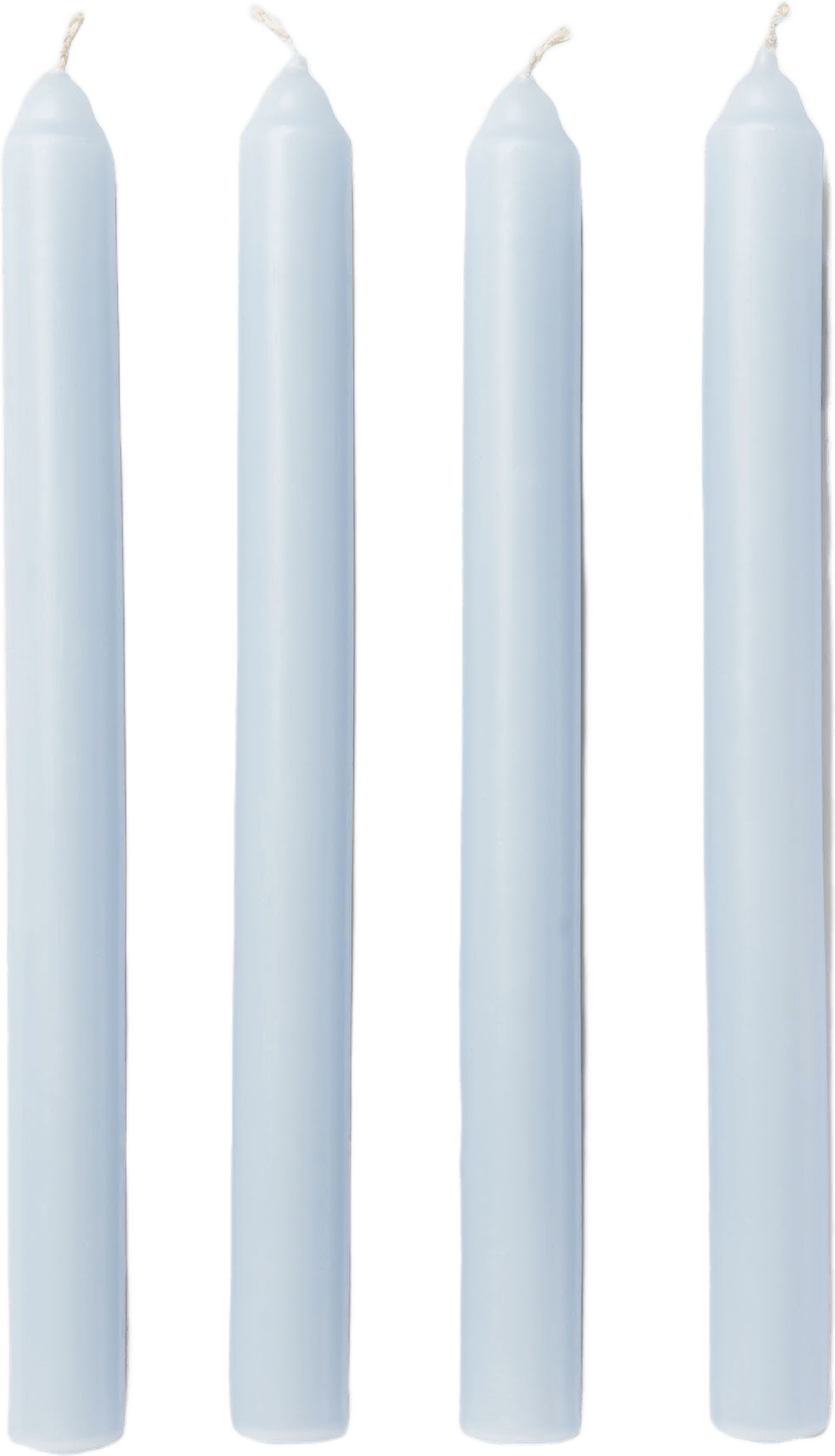 Kronljus 25 cm, 4-pack, från Åhléns Home, i färgen Lt Blue.